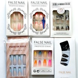 6 Pack Press On Nails